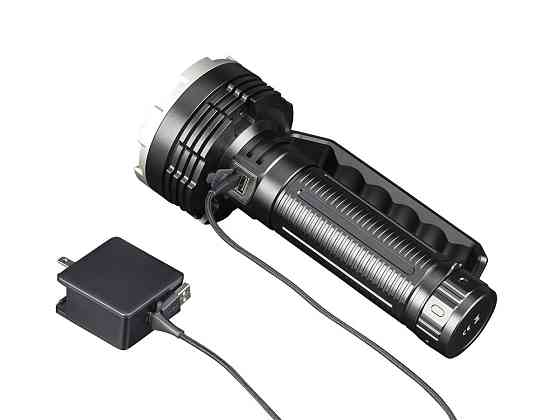 Супермощный поисковый ручной фонарь Fenix LR80R 18000лм Type-C (Черный) Винница