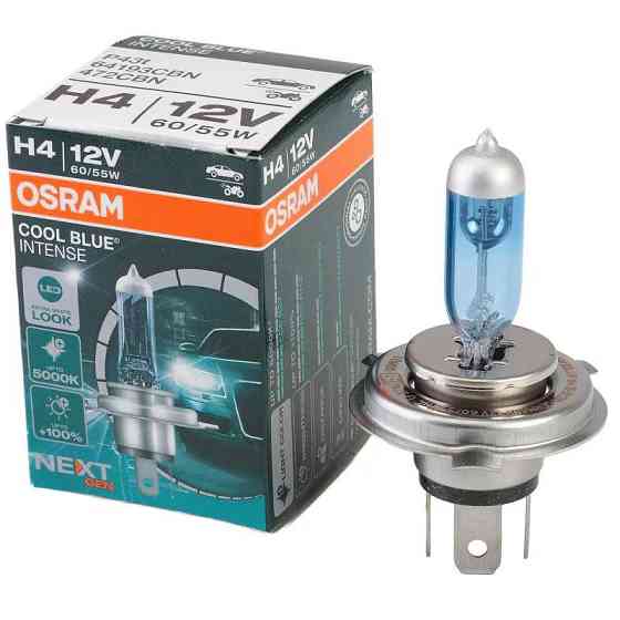 Галогенова лампа OSRAM H4 64193CBN 12 V 60 W P43t Cool Blue Intense Next Gen +100% (1 шт.) Харків