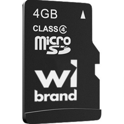 Карта пам'яті Wibrand 4GB mictoSD class 4 (WICDC4/4GB) Вінниця - фото 1