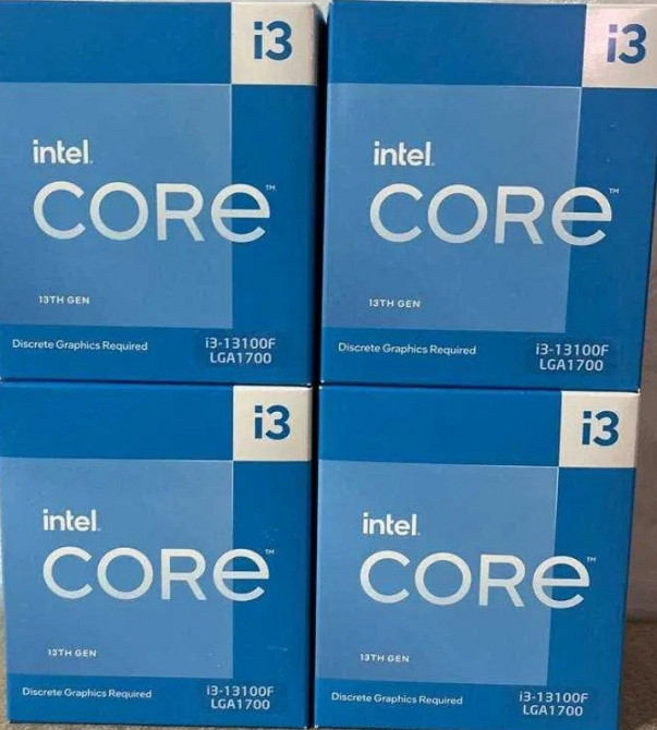 Процессор: Intel Core i3-13100F . Новый ! Киев - изображение 1