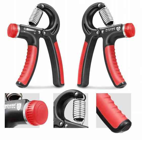 Еспандер кистьовий Power System PS-4021 з регульованим навантаженням 10-40 кг.  Power Hand Grip Black Київ