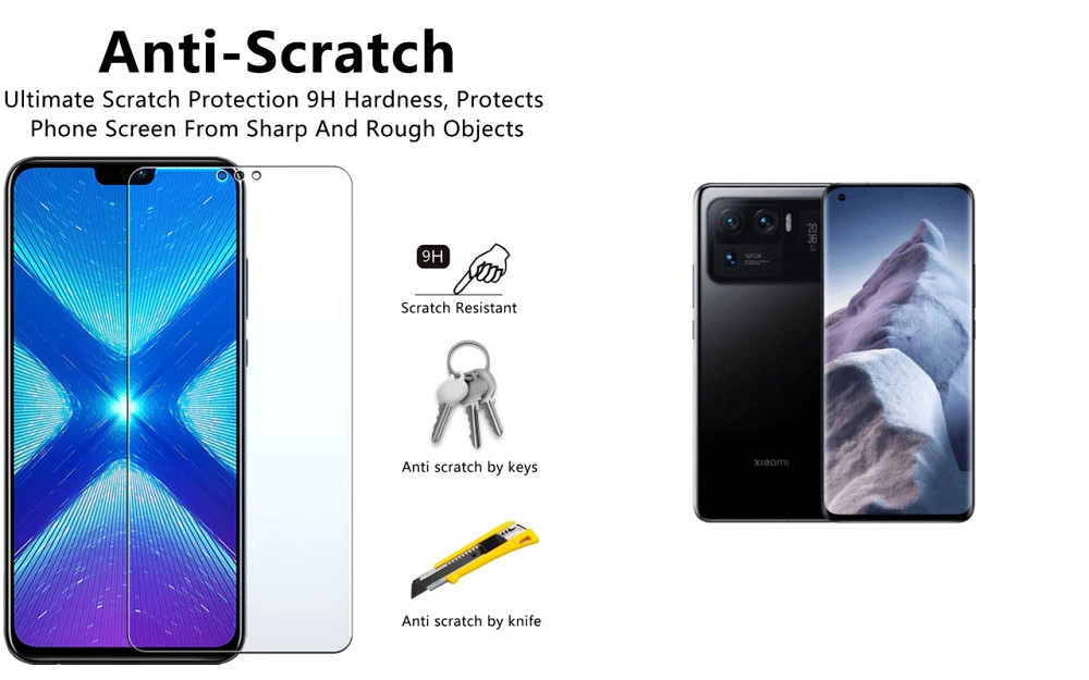 Защитное стекло NeoGlass для Xiaomi Mi 11 Ultra – ультрапрозрачное и устойчивое Киев - изображение 1
