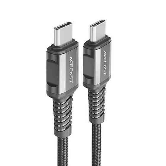 Кабель ACEFAST C1-09 USB-C - USB-C aluminum alloy audio/video transmission full-featured data cable Black Одесса