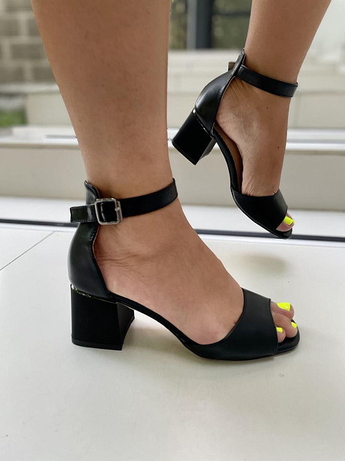 Purlina Босоніжки жіночі Purlina P245-2 чорні (літо, еко-шкіра) (4633) 36-40 Коломия - фото 10