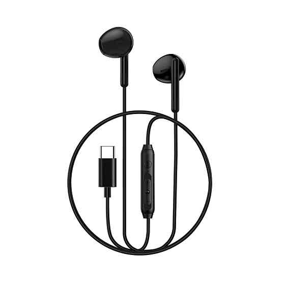 Навушники дротові WIWU EB314 Wired Earphone (Type-C) Black Одеса