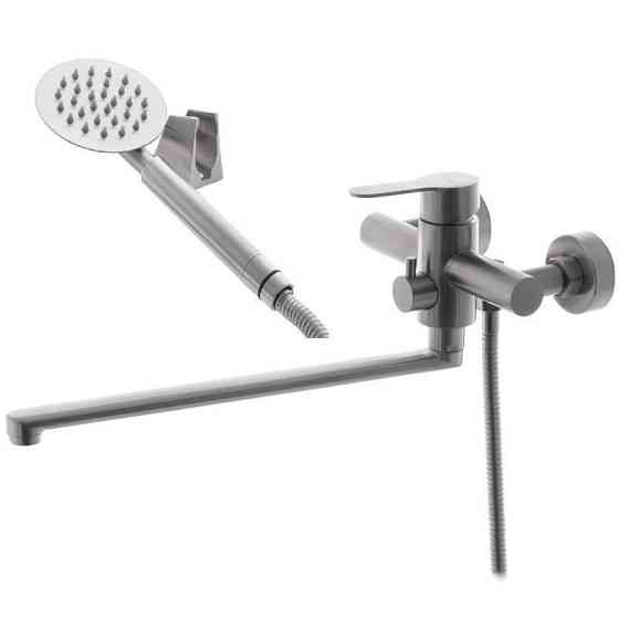 Змішувач для ванни ZERIX DAX-006, з нерж. сталі Харків