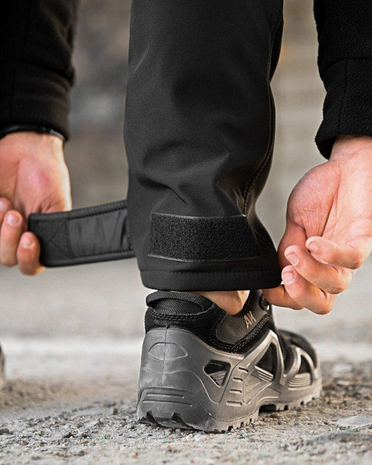 Зимние тактические штаны софтшел REVISION черные  ПП7968 Одесса - изображение 8