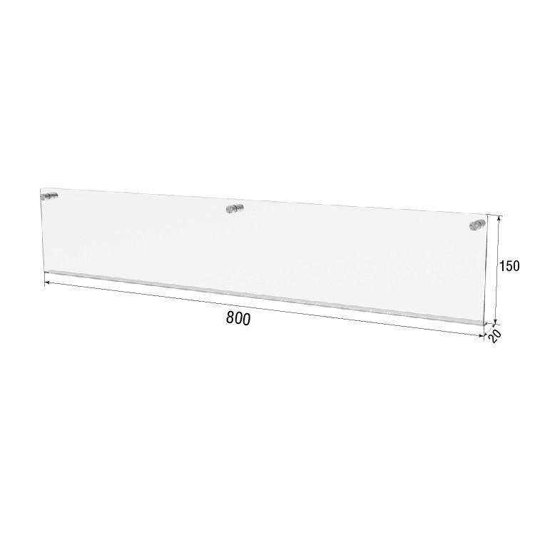 Полиця EKOSTAR настінна 800х150 Київ - фото 3