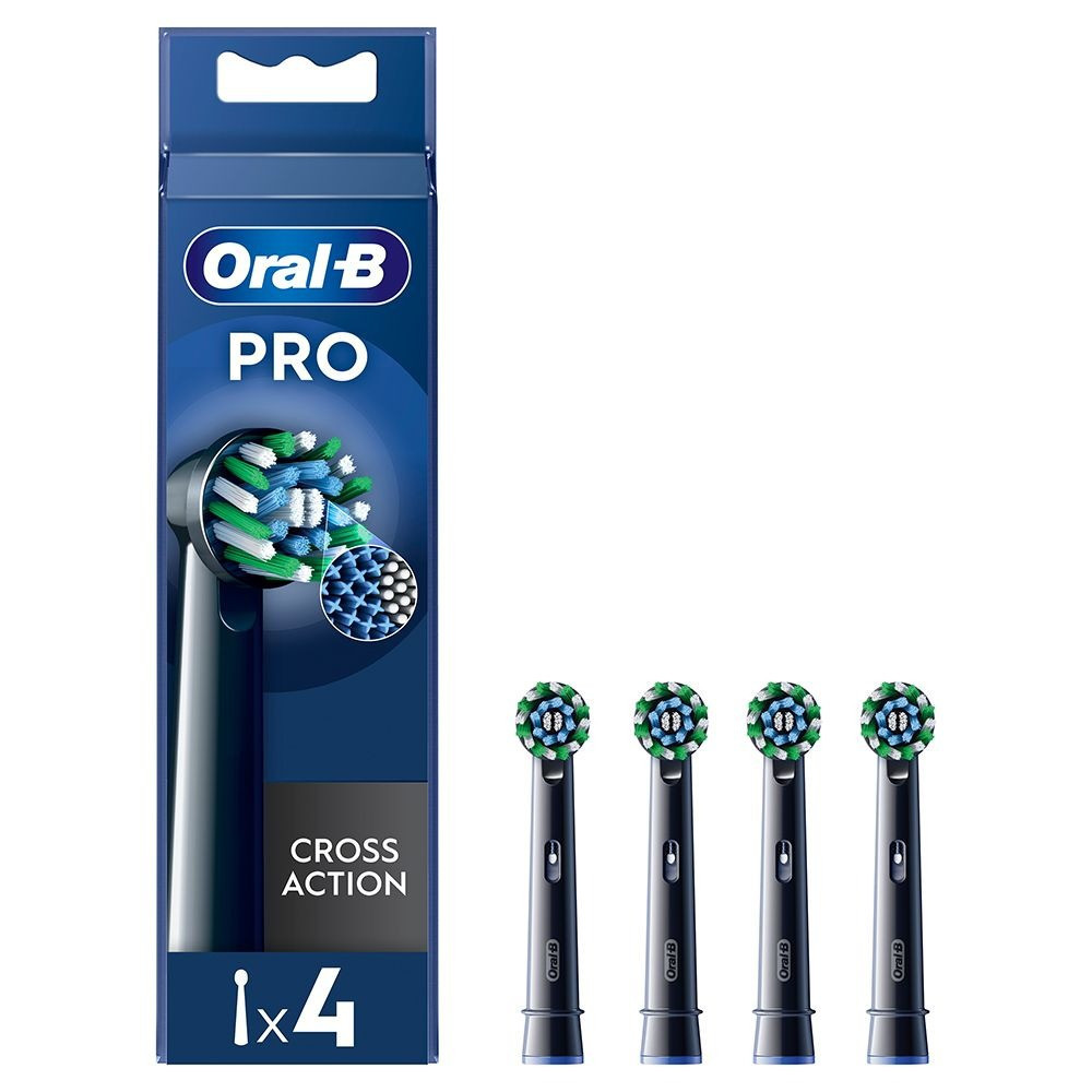 Насадка для зубної електрощітки Braun Oral-B Pro Cross Action Black EB50BRX (4 шт.) ( 27525 ) Харків - фото 1