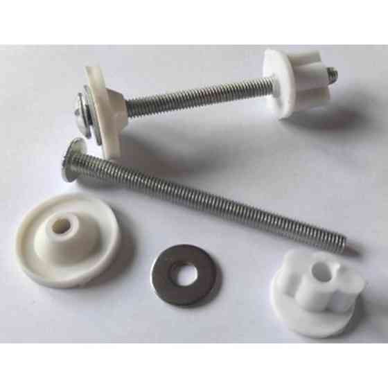 Кріплення бачка до унітазу нержавійка/пластик 80мм Харків