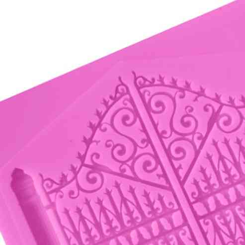 Молд силиконовый Ворота 60 на 80 мм розовый Киев