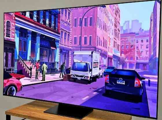 Телевізор Безрамний: 77" (2023) OLED Smart 120Hz. Сабвуфер 4K Samsung 77S90C Київ