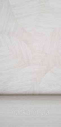 Обои виниловые на флизелине Sintra Adria метровые листья крупные 3д структурные светло бежевые Киев