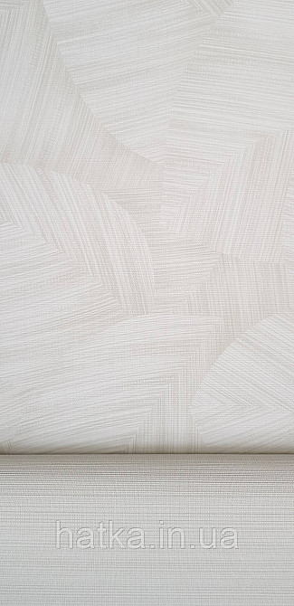 Обои виниловые на флизелине Sintra Adria метровые листья крупные 3д структурные светло бежевые Киев - изображение 3