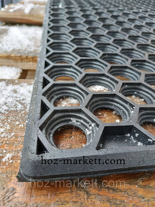 Коврик 115 х 80 х 1 см резиновый ячеистый сотами Харьков - изображение 1