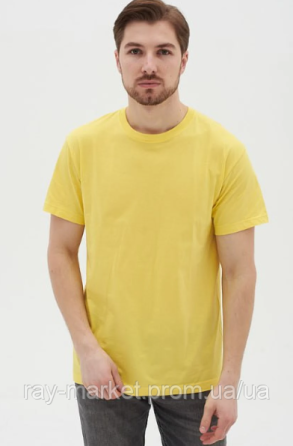 Футболка базова Stedman Classic-T Unisex  чоловіча лимонна (ST2000-YEL) Київ