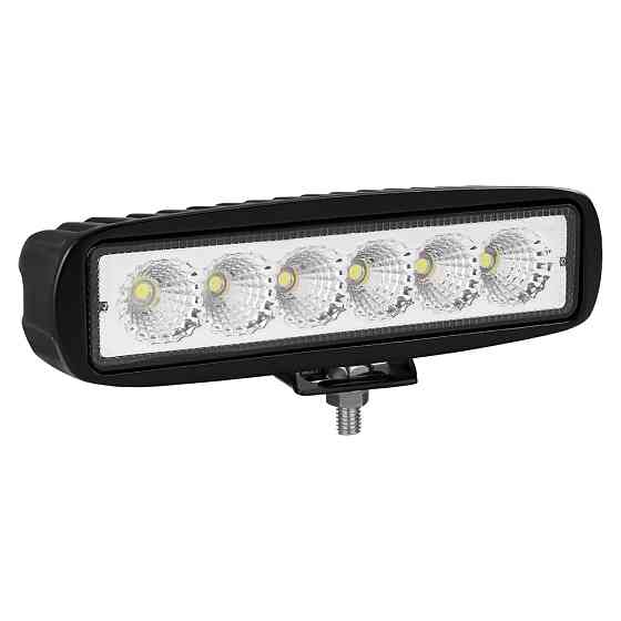 Фара світлодіодна Brevia Epistar Flood 10-30V, 18W (6x3W), 1320Lm, 1шт (10611FX1) Львів