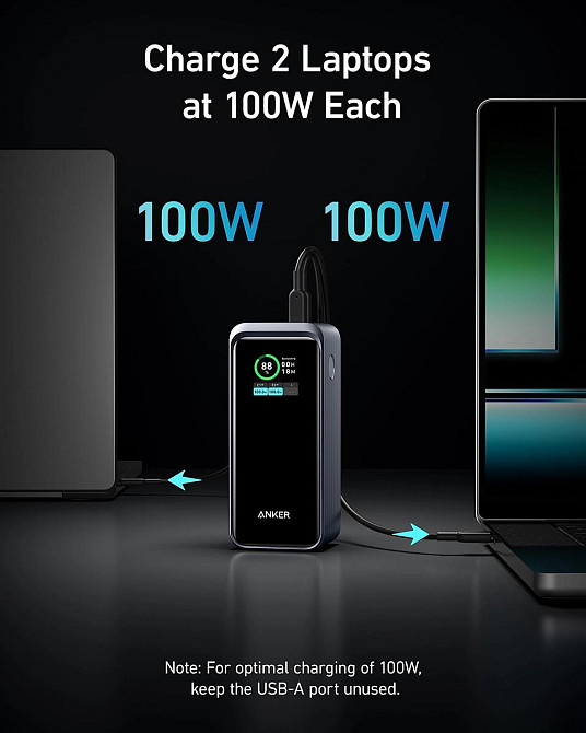 Універсальна мобільна батарея Anker Prime 20000 mAh 200 W Black (A1336011) ( 17330 ) Харків - фото 19