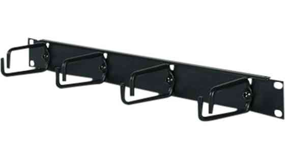 Організатор з кільцями односторонній 19", 1U (АРС), 4 металевих кільця Вінниця