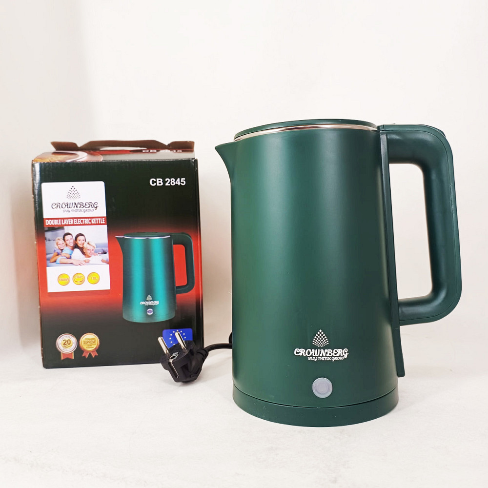 Электрочайник Crownberg CB-2845 дисковый 1.8л 1800Вт Green GZ-83 Львов - изображение 5