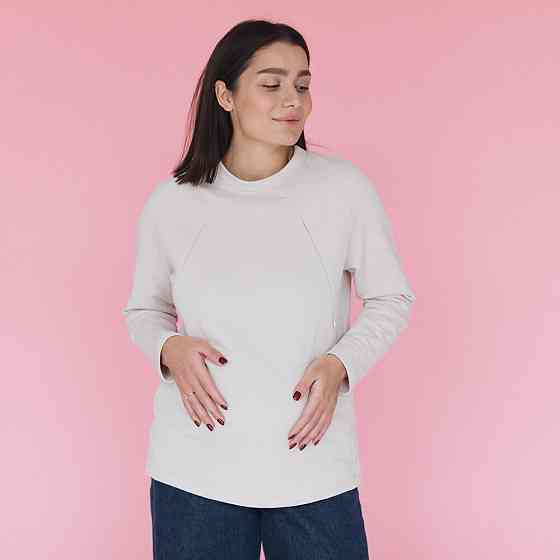 Світшот для вагітних і годуючих Молочний Київ