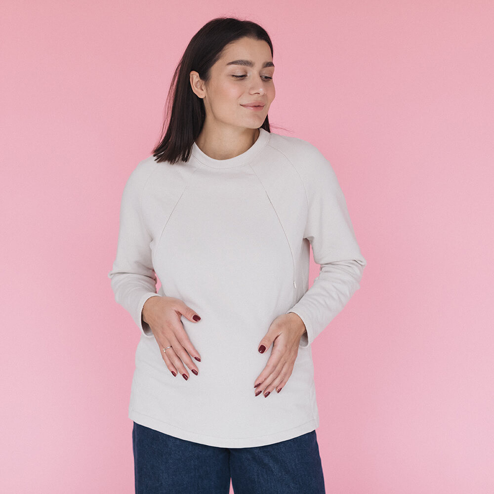 Світшот для вагітних і годуючих Молочний Київ - фото 3