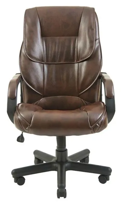 Офісне Крісло Керівника Richman Foxy Madras Dark Brown Пластік Річ М2 AnyFix Коричневий Київ - фото 2