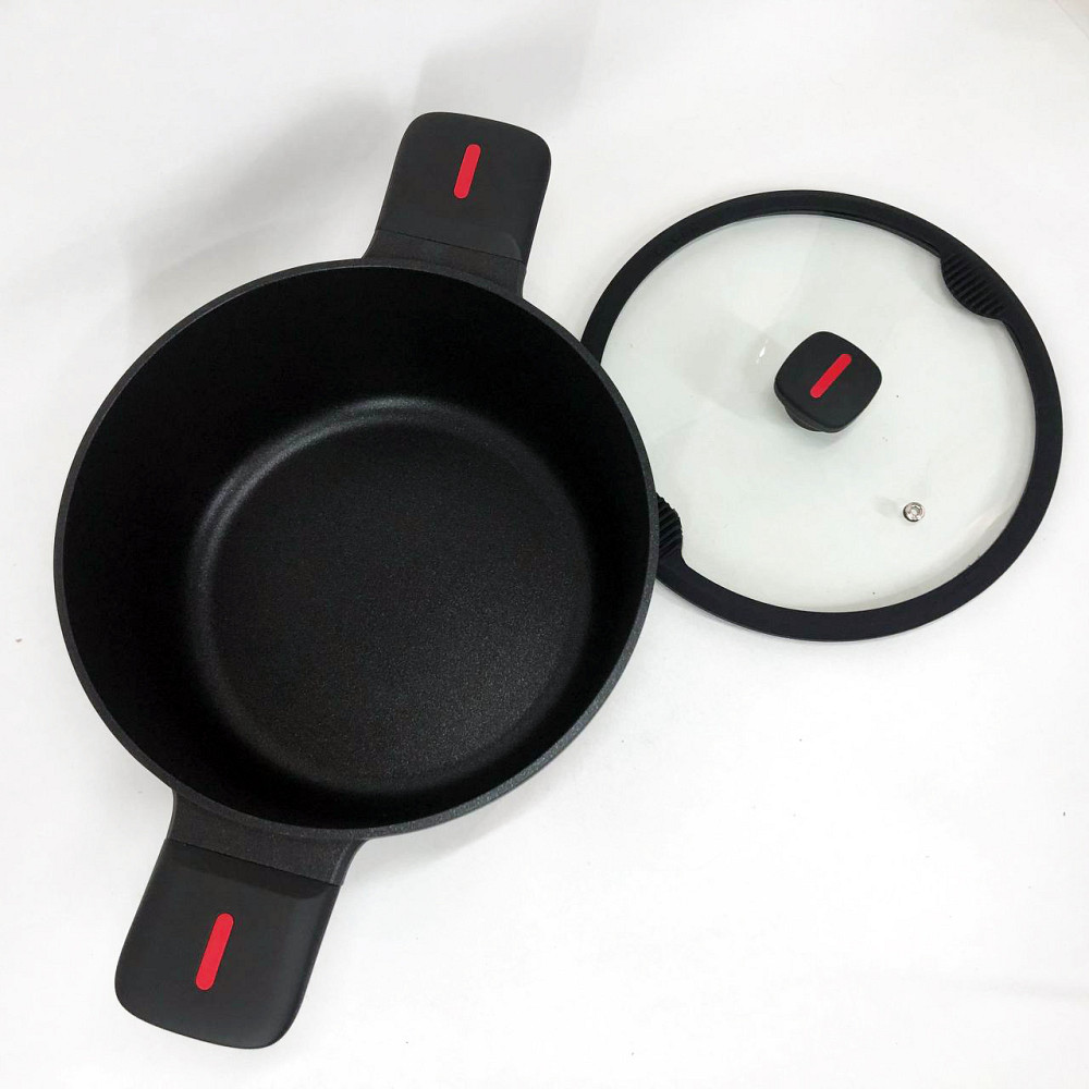 Кастрюля Magio MG-1171 Литая антипригарная 5л 24 см TA-60 Львов - изображение 5