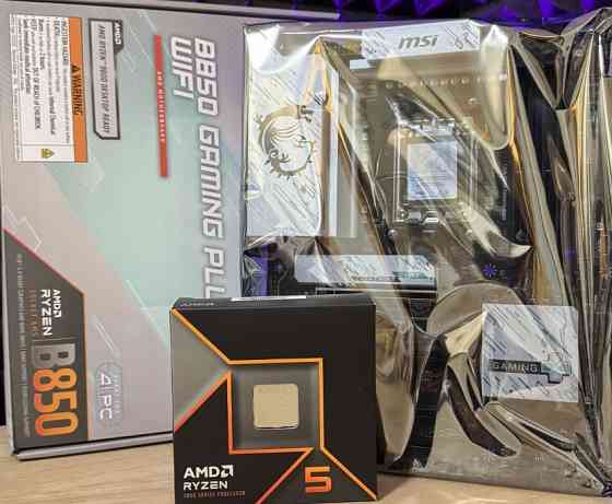 Топ комплект AM5 Ryzen 9600X, B850 Msi Gaming материнская плата, проц. Киев