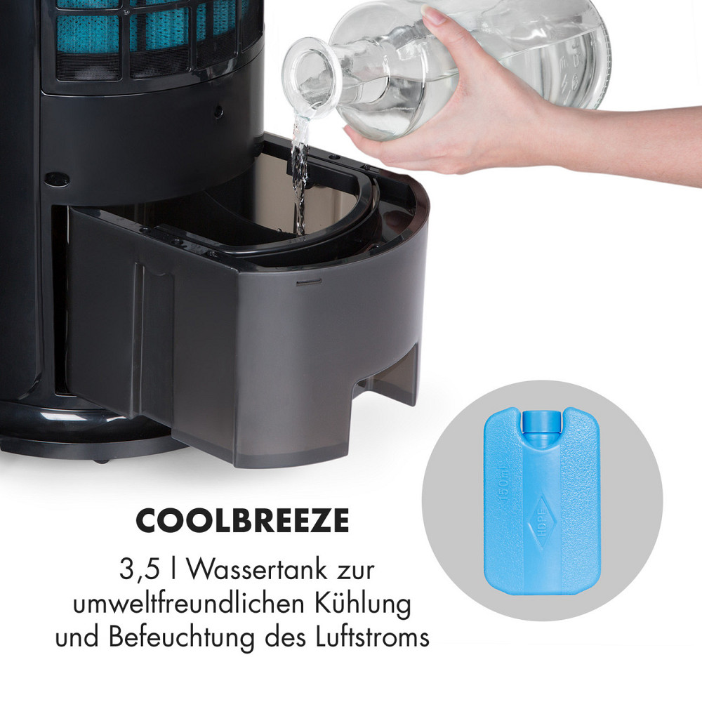 Skyscraper Horizon Air Cooler Fan Humidifier 60 W 486 m3/h 3.5L Tank Black (Німеччина, читати опис) Рівне - фото 3