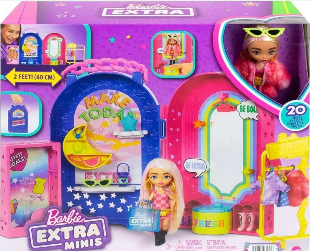 Ігровий набір Барбі Екстра Мініс Бутик і міні лялька Barbie Extra Mini. Харків - фото 1