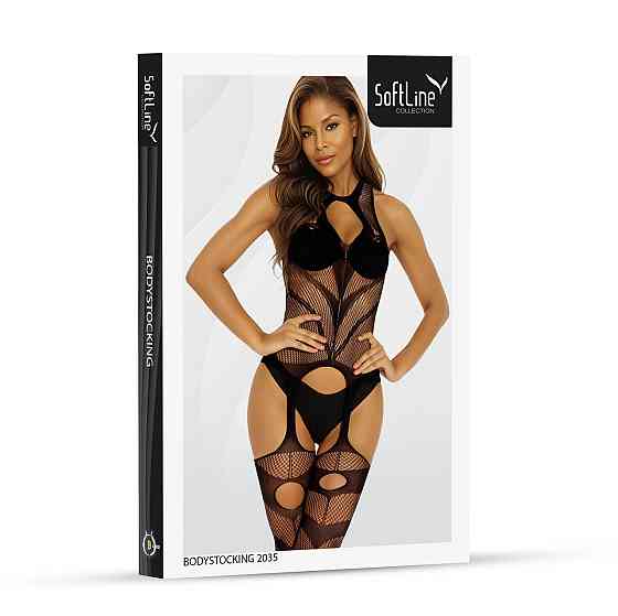 Бодістокінг - Bodystocking 2035, black - One Size Sex Aura Київ