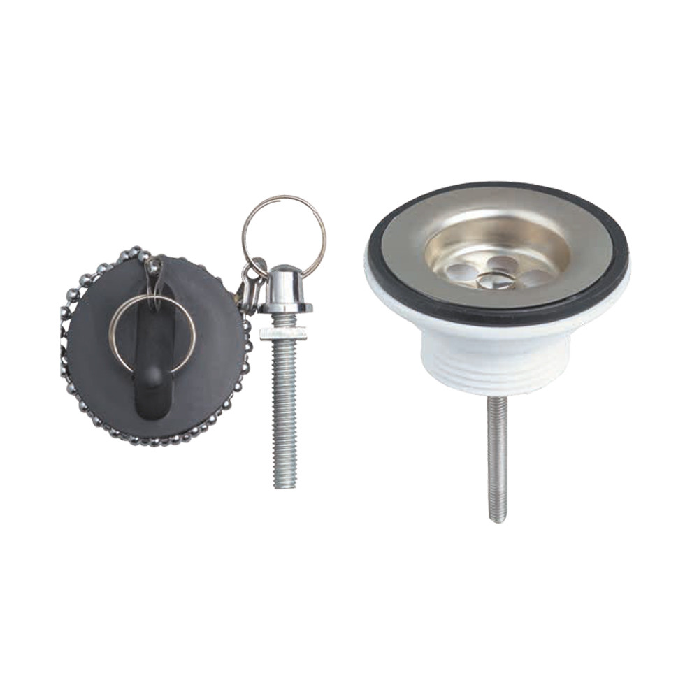 Wirquin Клапан донный для раковины с пробкой на цепочке 1¼" Ø33мм WIRQUIN (9545822) Киев - изображение 1