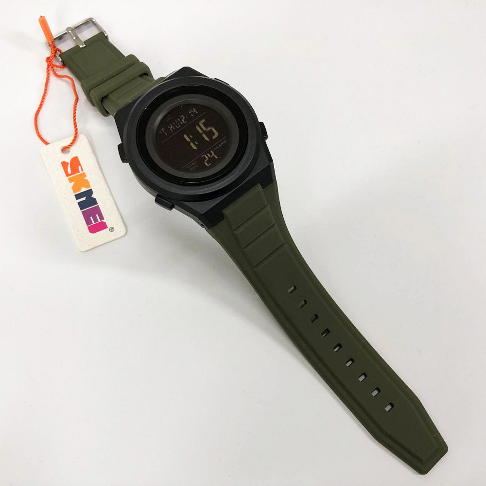 Часы спортивные спорт SKMEI, Армейские часы милитари наручные электронные для парней FU-16 Львов - изображение 2