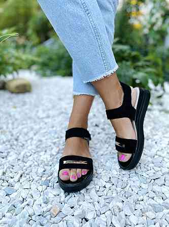 Kentro Босоніжки жіночі KENTO 3225/1 чорні (літо, замша натуральна) (3732) лише 38р. Коломыя