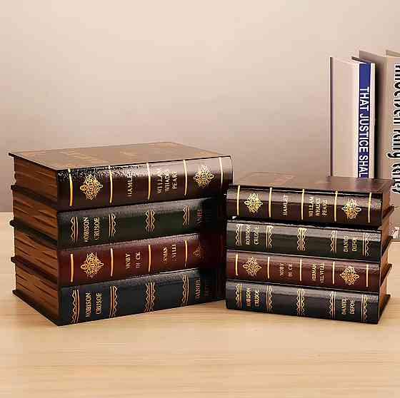 Книжковий тайник-шкатулка RESTEQ — оригінальне рішення для зберігання цінностей та прикраса інтер'єру Київ