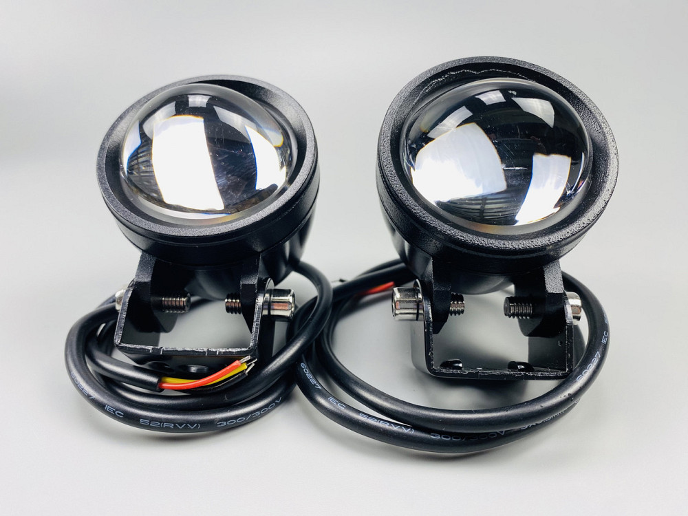 Світлодіодна LED фара лампа для мотоцикла, водонепроникна автомобільна мотоциклетна протитуманна Мукачево - фото 10