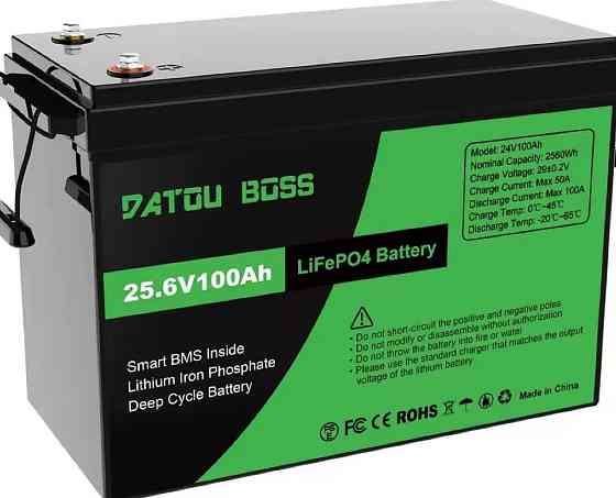 Акумулятор LiFePO4 Datou Boss 25.6V 100Ah (літій-залізо-фосфатний) Харків
