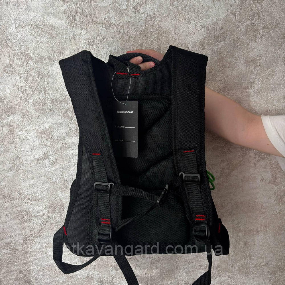 Рюкзак школьный подростковый 35х20х42см (3 отделения, 3 кармана, на молнии, в пакете) 3 вида Хмельницкий - изображение 4