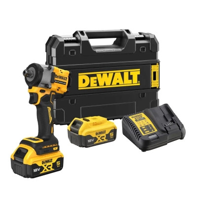 Гайковерт DeWALT 18 В XR Li-lon,406 Нм, 5 Ah, 2 АКБ, ЗУ, TSTAK (DCF922P2T) Винница - изображение 1
