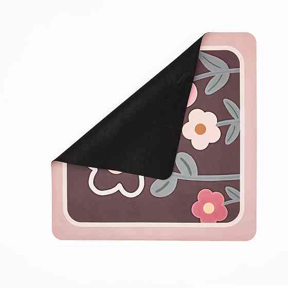 Yiwu Захисний килимок для ванної кімнати діатомітовий вологоабсорбуючий 58*57 см HP-42-2BR Київ