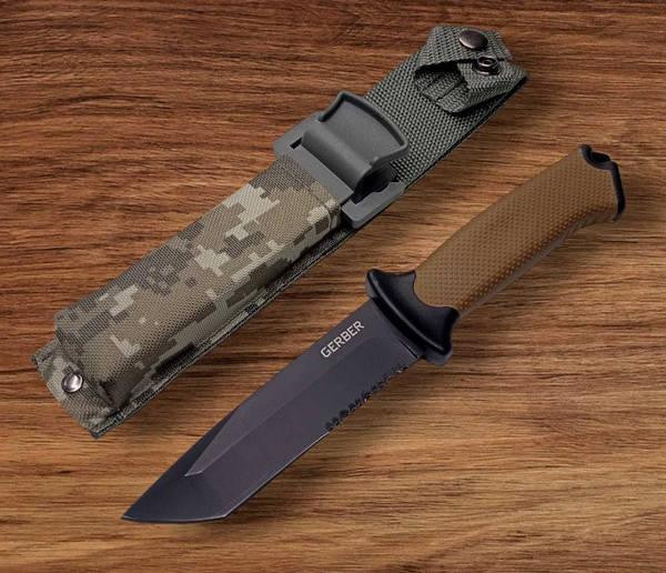 Ніж із чохлом піксель кріплення на пояс і Моллі Одеса - фото 5