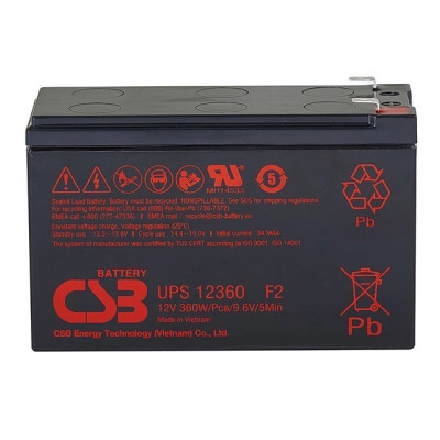Батарея к ИБП CSB UPS123607F2 12V 7Ah (UPS123607F2) Винница - изображение 1