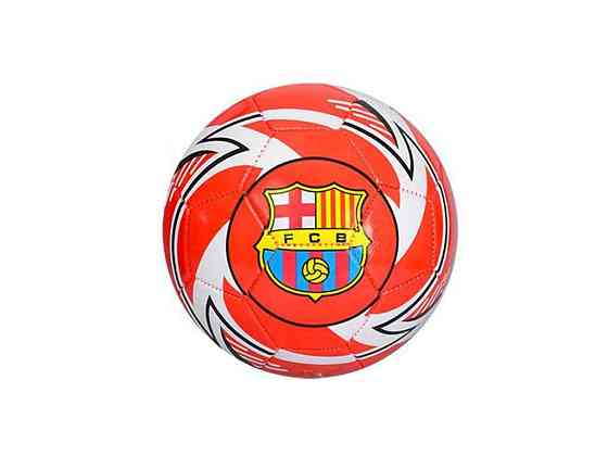 Мяч футбольный размер 5 ПВХ вес 320г красно-белый EV 3289 FCBARCELONA ТМ METR Киев