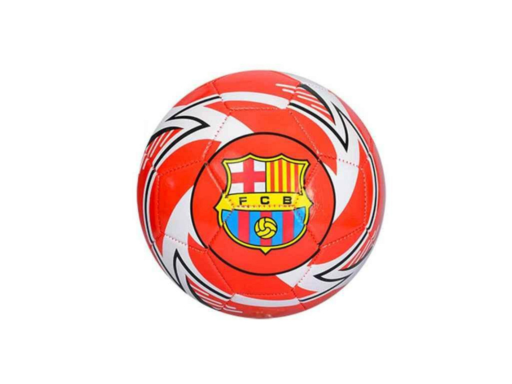 Мяч футбольный размер 5 ПВХ вес 320г красно-белый EV 3289 FCBARCELONA ТМ METR Киев - изображение 1