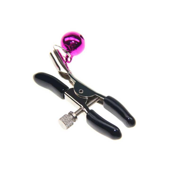 Затискачі для сосків із дзвіночком - Чорний - Садо-мазо Вінниця - фото 4