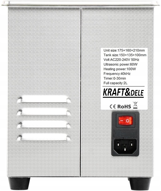 Ультразвукова ванна 2л Kraft Dele (Польща) Київ - фото 7