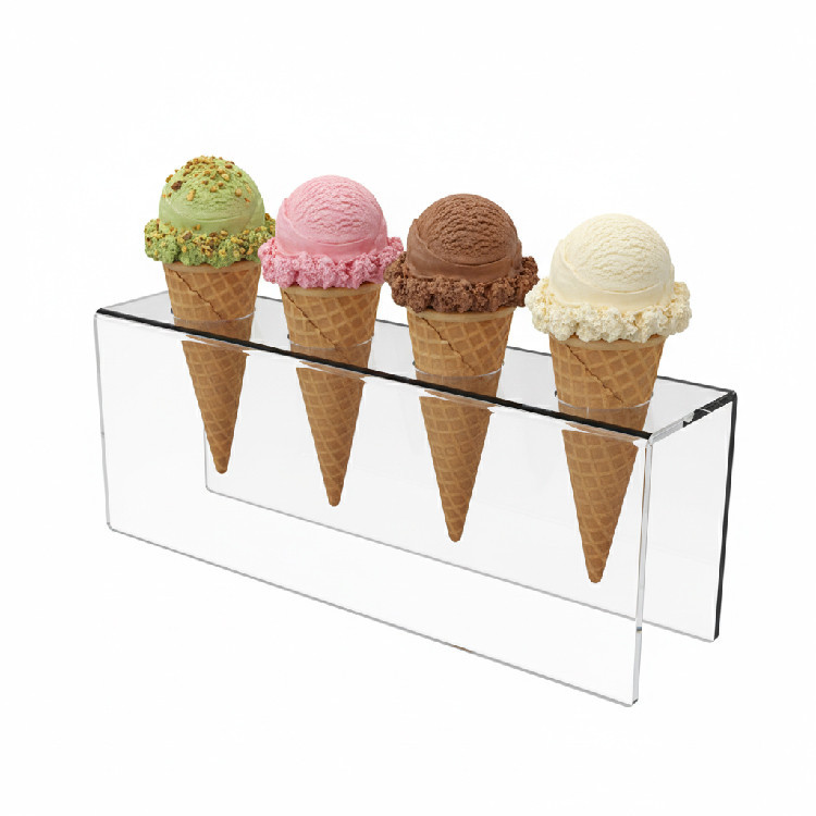 Підставка EKOSTAR для вафельного ріжка на 4 шт. Акрил 3 мм Київ - фото 1