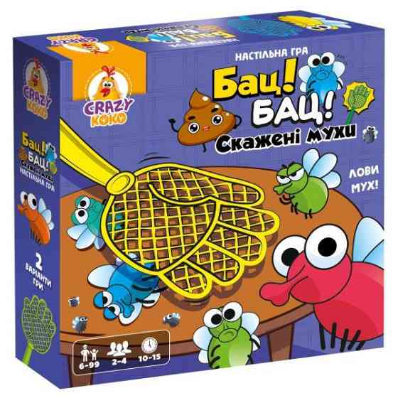 Настольная игра Vladi Toys Скаженные мухи (VT8055-37) Харьков