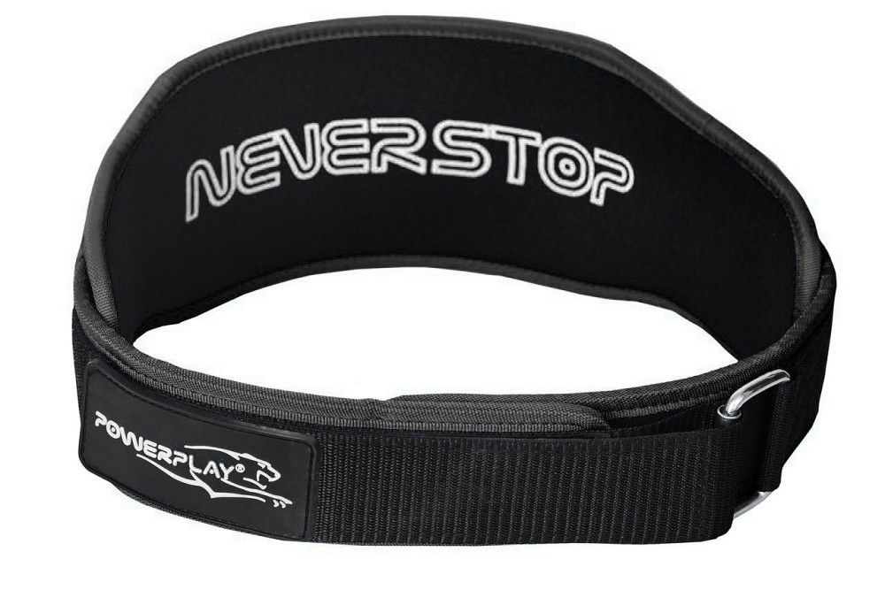 Пояс неопреновий для важкої атлетики Power Play 5546 Black M Кам'янське - фото 3
